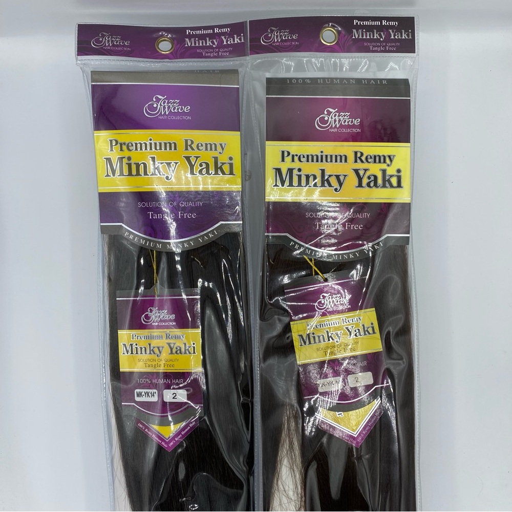 Jazz Wave- Premium Remy Minky Yaki 14” #2 | 100% Human Hair